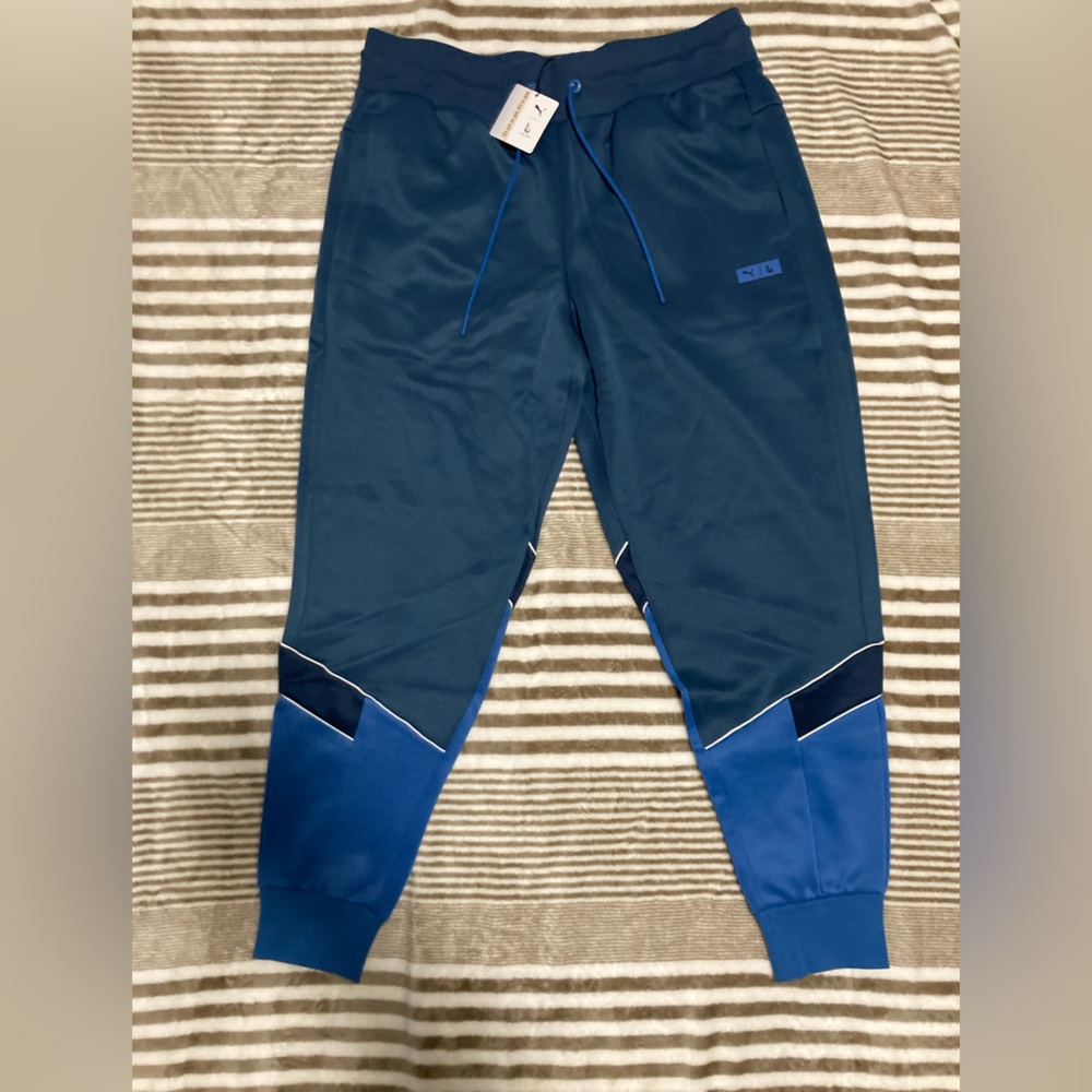 PUMA X LAUREN LONDON MCS TRACK PANTS - BLUE